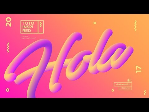 Tutorial- Cómo Crea Texto Neon 3D en Illustrator