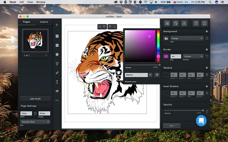 free graphic design software allows layerinf